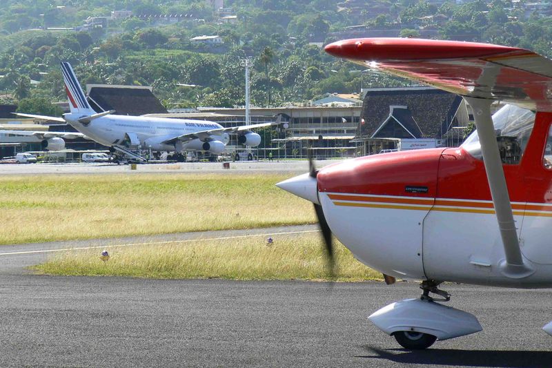 C7 L aeroport de Papeete Faa a